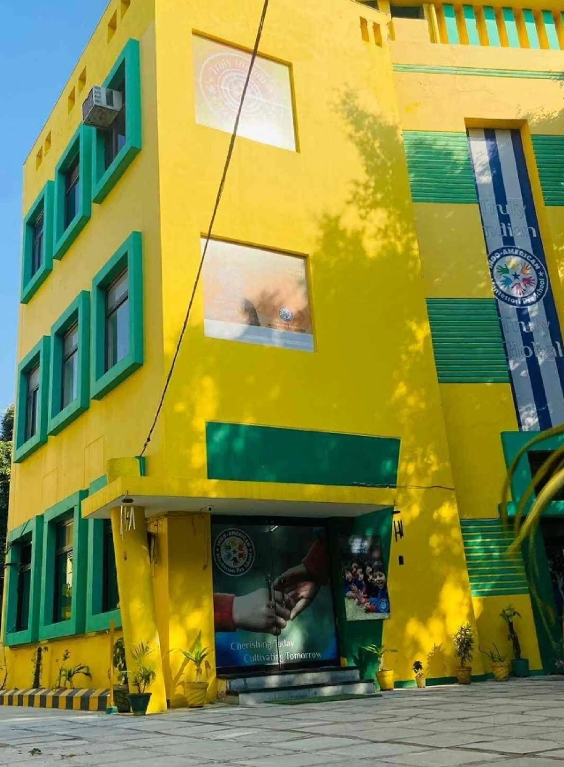 Indo American Montessori Pre School campus