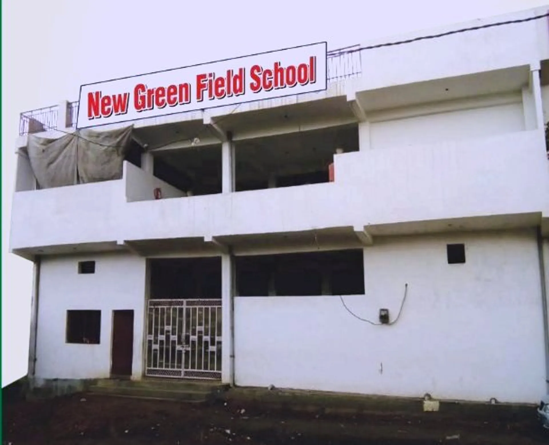 New Green Field School. campus