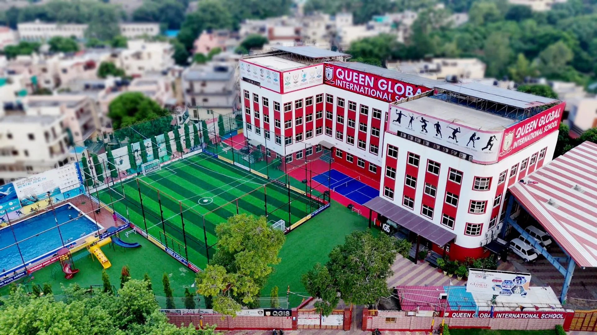 Queen Global International School campus